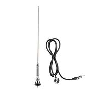 Akozon Antenne de Voiture, Mât D’antenne Orientable à 180 Degrés, 16,5 | Tige Flexible en Caoutchouc, Radio AM/FM, Montage sur Toit/aile, Angle 0° à 180°