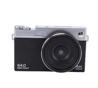 Akozon Appareil Photo Numérique 4K 64MP HD 16X Zoom Numérique Appareil Photo sans Miroir à Mise au Point Automatique avec écran Rabattable de 2,88 Pouces (Black)