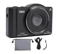 Akozon Appareil Photo Numérique 4K 75 MP, WiFi, Autofocus, écran 2,8 Pouces, Flash, Voyage, Paysage (Black)