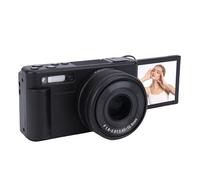 Akozon Appareil Photo Numérique 5K 72MP HD Autofocus Caméra de Voyage Vidéo Compacte avec écran Rabattable de 2,8 Pouces à 180 ° Zoom Numérique 4X Zoom Optique 3X Anti-secousse (Black)