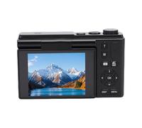 Akozon Appareil Photo Numérique 5K 75MP 18X Zoom Autofocus Vlog Camera avec écran Rabattable à 180° de 2,8 Pouces pour Les Voyages (Black)