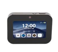 Akozon Appareil Photo Numérique Compact 4K, Lecteur Vidéo 64mp, Grand Angle de 120 Degrés, pour Films, Lecteur de Musique, Alliage de Zinc, Verre sculpté à Froid (Black)
