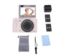 Akozon Appareils Photo Numériques Photographie 5K HD 18x Zoom WiFi Caméra Vidéo Flip Screen 32GB Carte Mémoire Voyage (Rose)