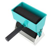 Akozon Applicateur Manuel de Rouleau de Colle pour le Travail du Bois, 6 Pouces avec Débit Réglable pour un Revêtement Uniforme (Plastique + coton caoutchouc)