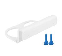 Akozon Aquarium Acrylique Blanc Double Trou Filtre Sac Support Chaussette Support Réservoirs de Poissons Accessoire Accessoires Professionnels à Utiliser
