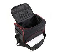 Akozon Bagure de Voyage de Maquillage Portable de Grande capacité Portable Multifonctionnel - Case de Toile élégante pour les Stylistes Professionnels et Usage Personnel avec Bandoulière