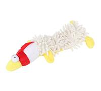Akozon Balai en Peluche Doux pour Chiens - Jouet Dentaire Résistant à la Mastication pour Chiots - Jouet Interactif pour Animaux de Compagnie pour la Dentition et Le Temps de Jeu