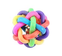 Akozon Balle de Jeu d'entraînement à la Mastication pour Chiots - Ornements en Caoutchouc Colorés pour des Gencives et des Dents Saines - Ornements Interactifs pour Animaux de Compagnie pour