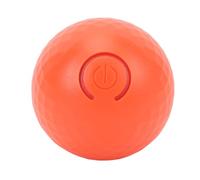 Akozon Balle Roulante Active pour Chiens - Jouet Mobile Automatique activé par Le Mouvement avec Lumière LED, Amusant Interactif pour Chiens de Petite, Moyenne et Grande Taille (Orange)