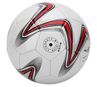 Akozon Ballon de Football Cousu à la Machine, Taille 4, pour étudiants, Formation, Football en PVC avec Film, pour Sports Scolaires en Intérieur et en Extérieur