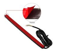 Akozon bande de feu stop Bande de feux de recul pour clignotants à LED de moto 48SMD IP68 étanche universel pour voitures