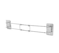 Akozon Barre de Rangement d'angle de Douche pour Camping-Car, Réglable en | Acier Inoxydable, Montage Adhésif ou à Vis, Utilisation en Zone Humide, compatibilité Remorque et Camping-car, Organisateur