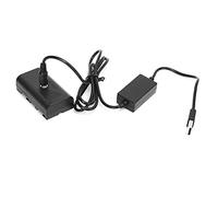 Akozon Batterie Factice NP-F550 avec Câble de Lecteur USB pour Moniteur et Lumière de Remplissage - Alimentation Mobile 5 V-5, V