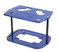 Akozon Batterie Support de Fixation en Acier Inoxydable, Groupe 34 et 78 | Acier Inoxydable, compatibilité Groupe 34 et 78, Dessus Rouge Jaune Bleu, Remplacement de Support Automobile, Finition Lisse