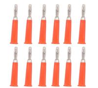 Akozon Batteries de Camion de Connecteur de Fiche Banane de Klaxon à Connexion Rapide à Courant élevé - 100 Pièces Fiches Soudées en Alliage de Zinc en Laiton de 4 Mm dans les Connecteurs