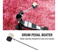 Akozon Batteur de Pédale de Tambour de Basse avec Manche en Feutre - Accessoire de Percussion Essentiel pour les Musiciens