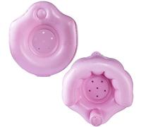 Akozon Bébé canapé PVC Gonflable - Chaise de Salle de Bain et Salle à Manger Multifonctionnelle pour Nourrissons 8 à 36 Mois, Tabouret d'apprentissage pour Enfants Portable