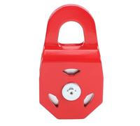 Akozon Bloc D'arrachage de Treuil, Poulie de Bloc D'arrachage de Treuil de Remorquage Robuste 8 Tonnes Rouge Poulie de Remorquage Multifonctionnelle Camion Tracteur ATV UTV