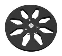 Akozon Bobine de Bande Vide en Alliage d'aluminium de 1/4 "7 Pouces-Bobine de Réception de Bande Sonore Universelle à 8 Trous pour les Joueurs de Bobine à (BLACK)