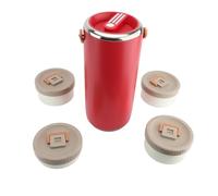 Akozon Bocal Alimentaire Isotherme, 3,4 L en Acier Inoxydable, Ouverture | Isolation double couche, pot de nourriture chaude portable, idéal pour les soupes, les déjeuners et une utilisation en