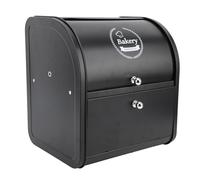 Akozon Boîte à Pain en Métal élégante à Double Couche - Solution de Rangement Polyvalente pour la Cuisine et l'organisation de la Maison - Bac de Stockage de Pain de Grande capacité (Flip Top