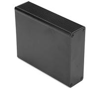 Akozon Boîte de Boîtier PCB en Aluminium Noir - Cas électronique Personnalisable pour la Dissipation de Bricolage et de Chaleur