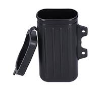 Akozon Boîte de Rangement de Réparation de Placement de Petits Outils de Moto Plastique ABS Imperméable de Conteneur de Bouteille de Support pour le Sentier TW200 1987-2015