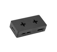 Akozon Boîtier ABS Haut de Gamme pour Raserry Pi W / 1.3 - Boîtier de Protection Contre la Lumière avec Fenêtre GPIO Amovible - Coque Montable au Mur pour Une Polyvalence Améliorée (Black)