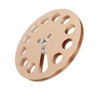 Akozon Bouchette Vide en Alliage en Aluminium de Haute qualité 1/4 Pouce 7 Pouces (GOLD)