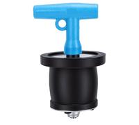 Akozon Bouchon de Vidange de Bateau en Acier Inoxydable, Bouchon de Tuyau de Nettoyage de Joint Mécanique Extensible avec Poignée en T Pivotante pour Les Installations Marines (65-85mm)