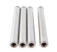 Akozon Boulons de Montage Creux en Verre en Acier Inoxydable, 4 Pièces pour Panneaux, Miroirs et écrans-Fixation Antirouille et Stable (19 * 150mm)