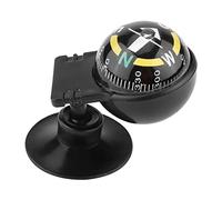 Akozon Boussole de Tableau de Bord Portable pour Voitures et Camions - Guide de Navigation à Ventouse pour la Randonnée, Le Cyclisme et Les Aventures en Plein Air