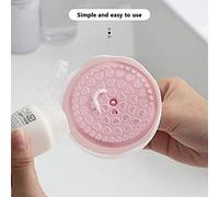 Akozon Bouteille de Nettoyant pour Le Visage Moussant Portable - Fabricant de Mousse Manuelle pour Moustiquaire Crémeux - 12x7,9 Cm, Matériau PP écologique, Disponible en Violet, Bleu et Rose