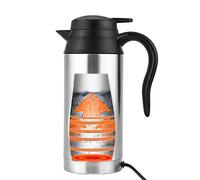 Akozon Bouteille Isotherme Chauffante Électrique, Bouilloire Électrique 750ml 12 V Portable De Voiture en Acier Inoxydable Allume-Cigarette Chauffage Bouilloire Tasse Électrique De Voyage Bouilloire