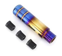 Akozon Bouton de Changement de Vitesse Universel en Aluminium SHIFTER LEVER Handle Pièces de Voitures Modification Luxury Look Cool Design Manual Transmission Automobile Car SUV ((13 cm))