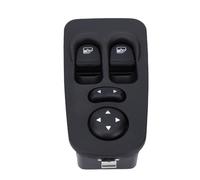 Akozon Bouton de Commutation de Miroir de Lève-vitre 73536060 12 Broches + 4 Broches de Remplacement pour Ypsilon 843 2003 - 2011