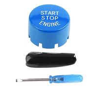 Akozon Bouton de démarrage du moteur de voiture à un bouton pour la série 1 F20 F21 2012-2016(Bleu)