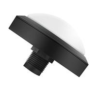 Akozon Bouton Poussoir d' LED de 100mm avec Micro-Interrupteur pour Consoles de Jeux et Distributeurs Automatiques, Couvercle en Plastique Convexe Rouge (#3)