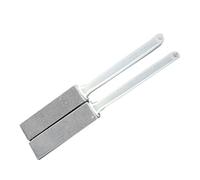 Akozon Brosse de Nettoyage de Toilettes en Pierre Ponce Efficace, 2 Pièces, Brosse de Toilette en Pierre Ponce avec Poignée, Salle de Bain et Cuisine