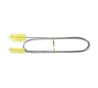 Akozon Brosse de Nettoyage pour Tube à Double extrémité pour Aquarium - Flexible pour Filtre à Poissons d'Aquarium, Tuyau de Pompe avec Ressort en Acier Inoxydable, Endroits Difficiles à Atteindre