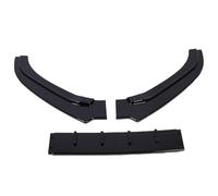 Akozon Bumper à Pare-Chocs Spoiler Lip 3 Sections Pare-Chocs pour Lèvres Chin Splitter Diffuseur Protecteur Kit de Carrosserie pour 6C 2015-2022 (Noir Brillant)