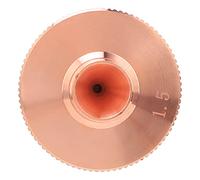 Akozon Buse à une Seule Couche en Laiton 1PC pour CO2 et Machines de Coupe en Fibre 0,8/1,0/1,2 /,4 /,5 Mm (1.5mm)