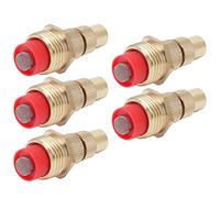 Akozon Buse de Tuyau d'arrosage G1/2 Pulvérisateur d'atomisation à Filetage Mâle avec écran Filtrant-5 Pièces équipement 'irrigation Jardin, Pelouse et