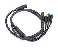Akozon Câblage 1T4 Câble 1T4 Câble de Vélo électrique Faisceau Capteur d'engrenage d'extension BBS01/BBS02 Moteur Central