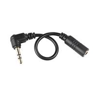 Akozon Câble Adaptateur de Microphone Compact pour Connecter Le Micro du Smartphone au PC pour DSLR Convertisseur Audio 4 Pôles à 3 Pôles 13 Cm