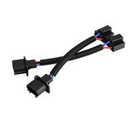 Akozon Câble Adaptateur de Phare H4 Femelle vers H13 Mâle, 2 Pièces, pour une Conversion Facile de l'éclairage Automobile