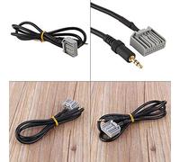 Akozon Câble Adaptateur d'entrée Audio Aux 3 5Mm pour 2006 2013 et Cr V