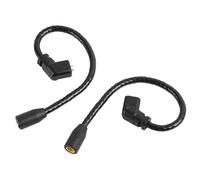 Akozon Câble Adaptateur MMCX vers 0,78 Mm, 2 Broches Femelle vers Mâle sans Perte pour écouteurs AS12, AS16, ZSX, ZSN, Compatible avec UE 18Pro et Plus