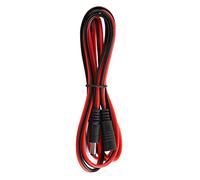 Akozon Câble d'extension d'alimentation Mâle vers Femelle Dc5521 de 150 Cm - Idéal pour Les Moniteurs et Les Ordinateurs Portables, Courant Maximum de 5 A, Couleur Rouge Noir, Longueur Pratique de