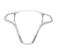 Akozon Cadre de Bouton de Volant de Voiture Autocollants de Garniture de Couverture Argent Mat pour Vito W447 2014-2017